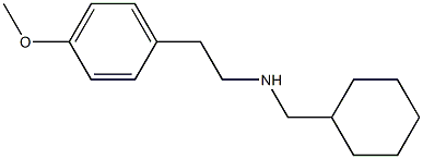 (cyclohexylmethyl)[2-(4-methoxyphenyl)ethyl]amine Structure