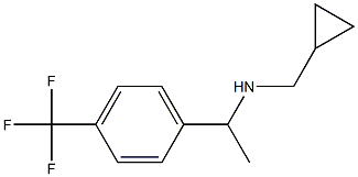 (cyclopropylmethyl)({1-[4-(trifluoromethyl)phenyl]ethyl})amine 구조식 이미지