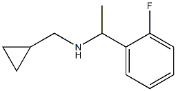 (cyclopropylmethyl)[1-(2-fluorophenyl)ethyl]amine Structure