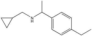 (cyclopropylmethyl)[1-(4-ethylphenyl)ethyl]amine Structure