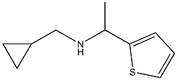 (cyclopropylmethyl)[1-(thiophen-2-yl)ethyl]amine Structure