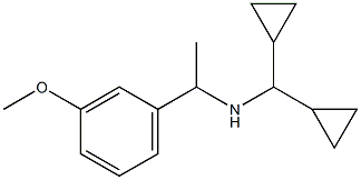 (dicyclopropylmethyl)[1-(3-methoxyphenyl)ethyl]amine Structure