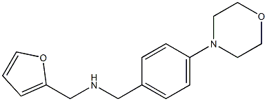 (furan-2-ylmethyl)({[4-(morpholin-4-yl)phenyl]methyl})amine 구조식 이미지