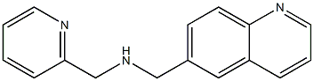 (pyridin-2-ylmethyl)(quinolin-6-ylmethyl)amine 구조식 이미지