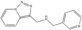 (pyridin-3-ylmethyl)({[1,2,4]triazolo[3,4-a]pyridin-3-ylmethyl})amine Structure