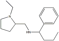 [(1-ethylpyrrolidin-2-yl)methyl](1-phenylbutyl)amine Structure