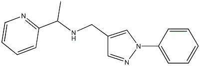 [(1-phenyl-1H-pyrazol-4-yl)methyl][1-(pyridin-2-yl)ethyl]amine 구조식 이미지