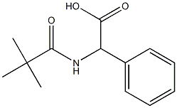 [(2,2-dimethylpropanoyl)amino](phenyl)acetic acid Structure