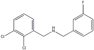 [(2,3-dichlorophenyl)methyl][(3-fluorophenyl)methyl]amine 구조식 이미지