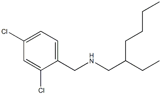 [(2,4-dichlorophenyl)methyl](2-ethylhexyl)amine 구조식 이미지