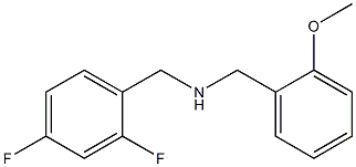 [(2,4-difluorophenyl)methyl][(2-methoxyphenyl)methyl]amine 구조식 이미지