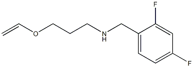 [(2,4-difluorophenyl)methyl][3-(ethenyloxy)propyl]amine Structure