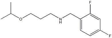 [(2,4-difluorophenyl)methyl][3-(propan-2-yloxy)propyl]amine Structure