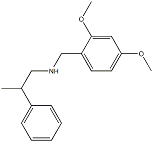 [(2,4-dimethoxyphenyl)methyl](2-phenylpropyl)amine Structure