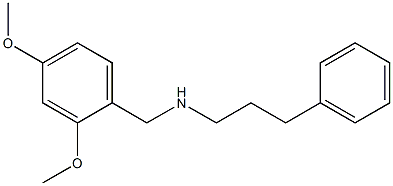 [(2,4-dimethoxyphenyl)methyl](3-phenylpropyl)amine Structure