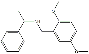 [(2,5-dimethoxyphenyl)methyl](1-phenylethyl)amine 구조식 이미지