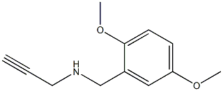 [(2,5-dimethoxyphenyl)methyl](prop-2-yn-1-yl)amine Structure