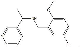 [(2,5-dimethoxyphenyl)methyl][1-(pyridin-3-yl)ethyl]amine 구조식 이미지