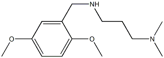 [(2,5-dimethoxyphenyl)methyl][3-(dimethylamino)propyl]amine 구조식 이미지