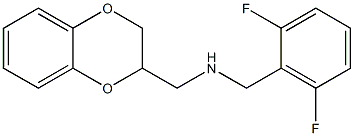 [(2,6-difluorophenyl)methyl](2,3-dihydro-1,4-benzodioxin-2-ylmethyl)amine Structure