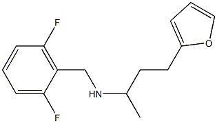 [(2,6-difluorophenyl)methyl][4-(furan-2-yl)butan-2-yl]amine Structure