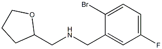 [(2-bromo-5-fluorophenyl)methyl](oxolan-2-ylmethyl)amine 구조식 이미지