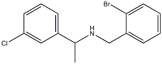 [(2-bromophenyl)methyl][1-(3-chlorophenyl)ethyl]amine 구조식 이미지