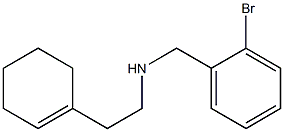 [(2-bromophenyl)methyl][2-(cyclohex-1-en-1-yl)ethyl]amine Structure