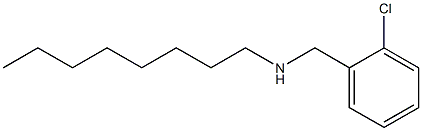 [(2-chlorophenyl)methyl](octyl)amine Structure
