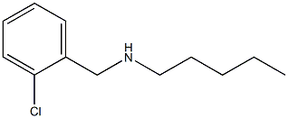 [(2-chlorophenyl)methyl](pentyl)amine Structure