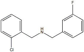[(2-chlorophenyl)methyl][(3-fluorophenyl)methyl]amine Structure