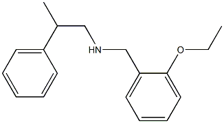 [(2-ethoxyphenyl)methyl](2-phenylpropyl)amine Structure