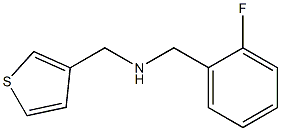 [(2-fluorophenyl)methyl](thiophen-3-ylmethyl)amine 구조식 이미지