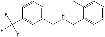 [(2-methylphenyl)methyl]({[3-(trifluoromethyl)phenyl]methyl})amine Structure