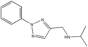 [(2-phenyl-2H-1,2,3-triazol-4-yl)methyl](propan-2-yl)amine 구조식 이미지