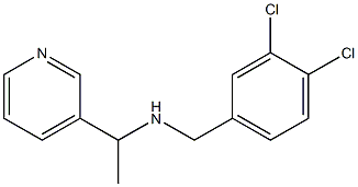 [(3,4-dichlorophenyl)methyl][1-(pyridin-3-yl)ethyl]amine 구조식 이미지