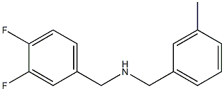 [(3,4-difluorophenyl)methyl][(3-methylphenyl)methyl]amine 구조식 이미지