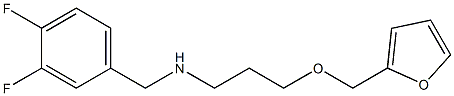 [(3,4-difluorophenyl)methyl][3-(furan-2-ylmethoxy)propyl]amine 구조식 이미지