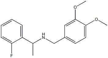 [(3,4-dimethoxyphenyl)methyl][1-(2-fluorophenyl)ethyl]amine 구조식 이미지