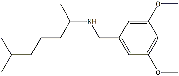 [(3,5-dimethoxyphenyl)methyl](6-methylheptan-2-yl)amine 구조식 이미지