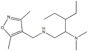 [(3,5-dimethyl-1,2-oxazol-4-yl)methyl][2-(dimethylamino)-3-ethylpentyl]amine Structure