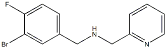 [(3-bromo-4-fluorophenyl)methyl](pyridin-2-ylmethyl)amine Structure