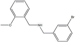 [(3-bromophenyl)methyl][(2-methoxyphenyl)methyl]amine 구조식 이미지