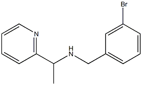 [(3-bromophenyl)methyl][1-(pyridin-2-yl)ethyl]amine 구조식 이미지