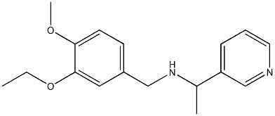 [(3-ethoxy-4-methoxyphenyl)methyl][1-(pyridin-3-yl)ethyl]amine 구조식 이미지