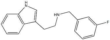 [(3-fluorophenyl)methyl][2-(1H-indol-3-yl)ethyl]amine 구조식 이미지