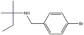 [(4-bromophenyl)methyl](2-methylbutan-2-yl)amine 구조식 이미지