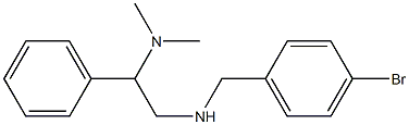 [(4-bromophenyl)methyl][2-(dimethylamino)-2-phenylethyl]amine 구조식 이미지