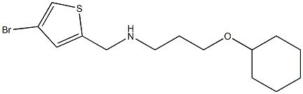 [(4-bromothiophen-2-yl)methyl][3-(cyclohexyloxy)propyl]amine 구조식 이미지