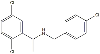 [(4-chlorophenyl)methyl][1-(2,5-dichlorophenyl)ethyl]amine 구조식 이미지